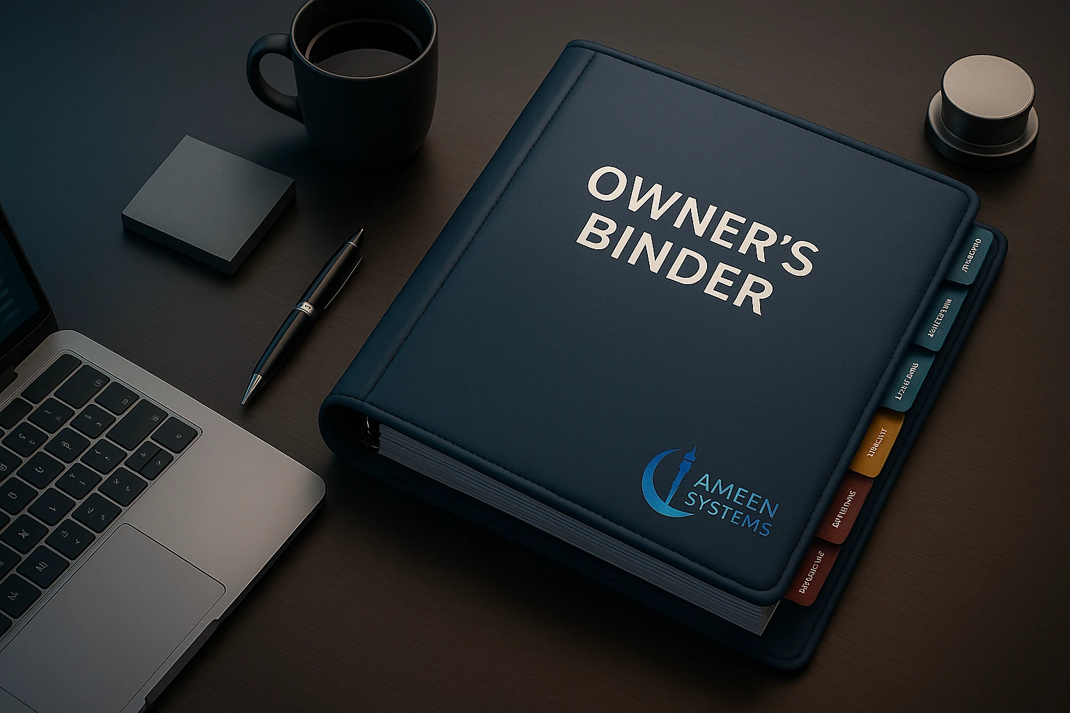 Owner’s Binder and organized documents